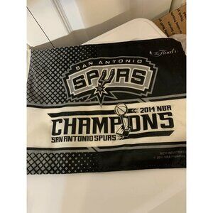 VINTAGE San‎ Antonio SPURS 2014 NBA Finals Sports Team Car Window Flag